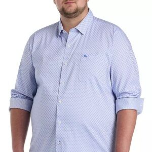 Big & Tall Sarasota Ventura Stripe Sport Shirt